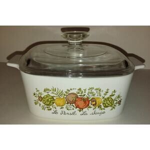 Vintage CorningWare Spice of Life Casserole Dish 8-1.5-B 1.5 Quart